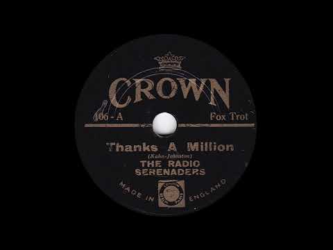 1935 Jay Wilbur - Thanks A Million (Billy Scott-Coomber, vocal)