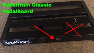 Video thumbnail for ✅  How To Use Pedaltrain Classic Pedalboard Review by The Stuff I Use Channel