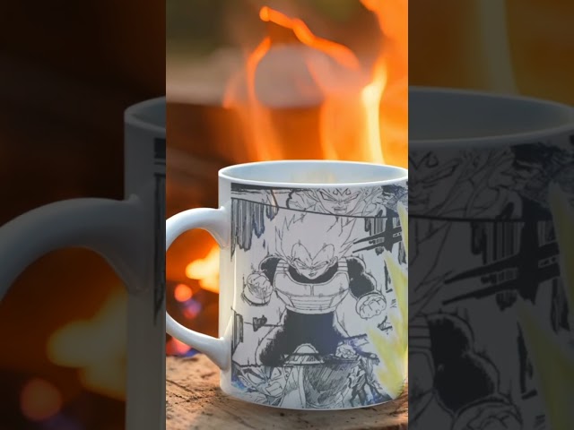 Vídeo relacionado con Taza Dragon Ball Goku y Vegeta de cerámica modelo mug con impresión sublimática tazón de desayuno 325ml para niños