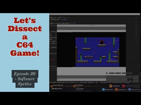 Lets Dissect a Commodore 64 Game! - Episode 30 -  Software Sprite Bullets - 25/06/2020