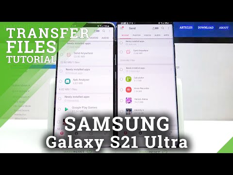 Send Anywhere App – Transfer Memory Storage of Samsung to SAMSUNG Galaxy S21 Ultra