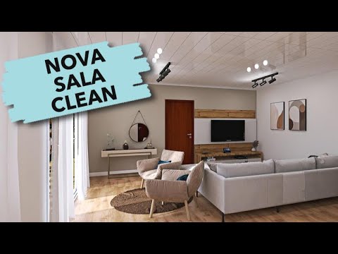 NOVA DECOR DA SALA -MODERNA E CLEAN | SOS Rafa Oliveira