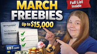 Claim Your Cash & Freebies in March 2026 [Full List]
