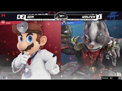 Quarantainment 32 Winners Semis - Sem (Dr. Mario) Vs. Wolfen (Banjo, Wolf) Smash Ultimate - SSBU