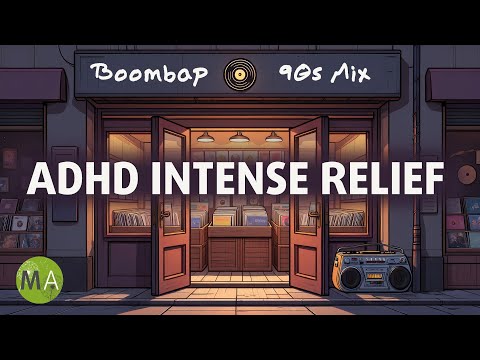 ADHD Intense Relief 90s-Style Hip-Hop Boombap Mix + Isochronic Tones