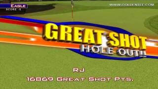 preview picture of video 'Golden Tee Great Shot on Bayou Bay!'