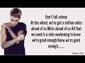 Justin Bieber Let Me Love You Lyrics
