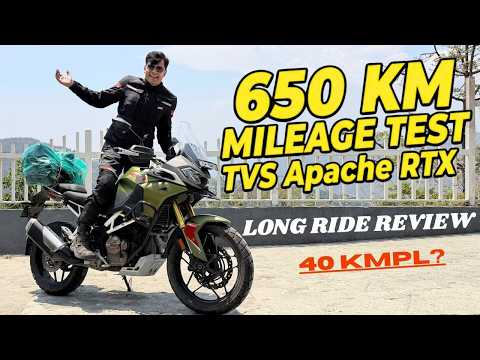 TVS Apache RTX Long ride review with 650 km Mileage test! आँधी, बारिश, हाईवे और पहाड़ी Experience🔥