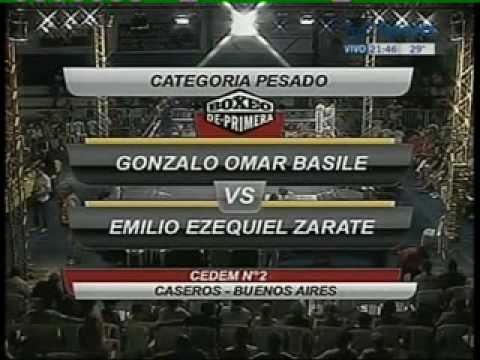 Triunfo de Gonzalo 'Patón' Basile vs. Emilio 'Chiquito' Zárate