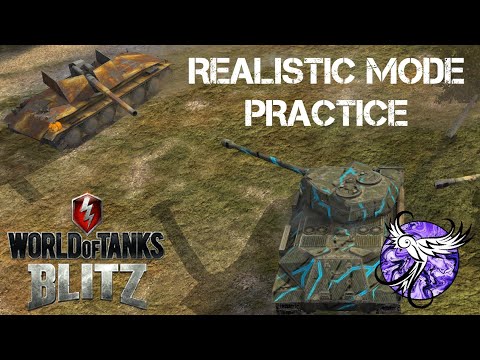 REALISTIC MODE PRACTICE | No Markers No Map | World Of Tanks Blitz