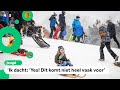 Overal sleeënde kinderen op ijskoude sneeuwdag
