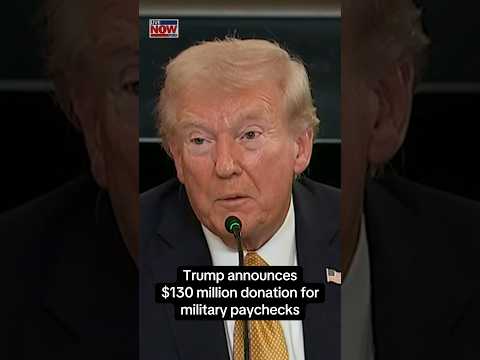 Trump announces $130 million donation