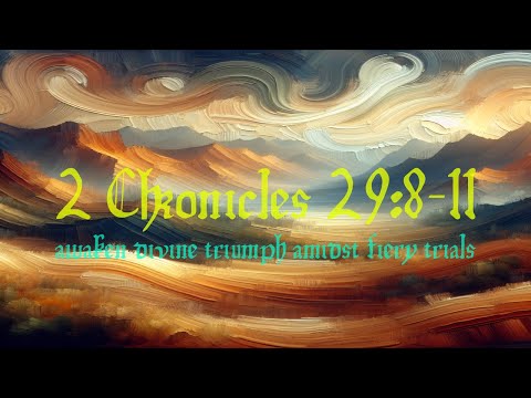 2 Chronicles 29:8