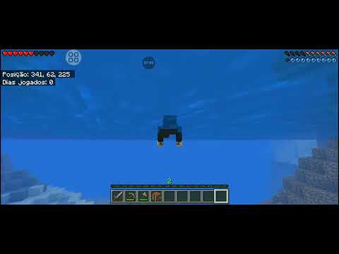 Tentando encontrar uma vila no Minecraft para construir a minha primeira casa