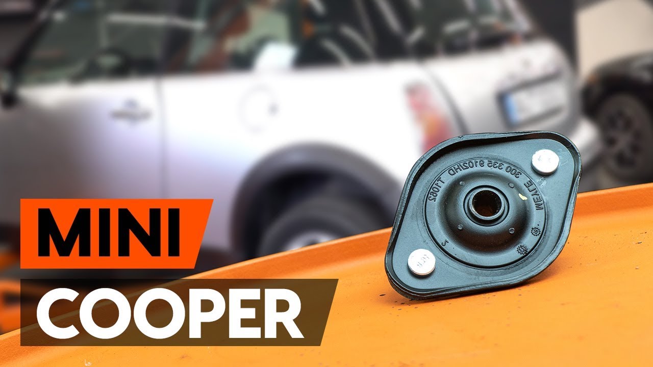 Πώς να αλλάξετε βάση αμορτισέρ πίσω σε Mini R50, R53 - Οδηγίες αντικατάστασης