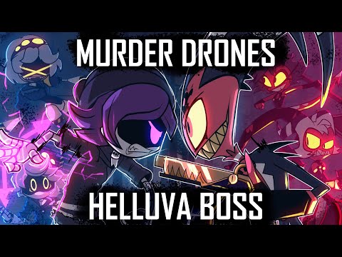 HELLUVA BOSS VS MURDER DRONES (Short Crossover Animation)