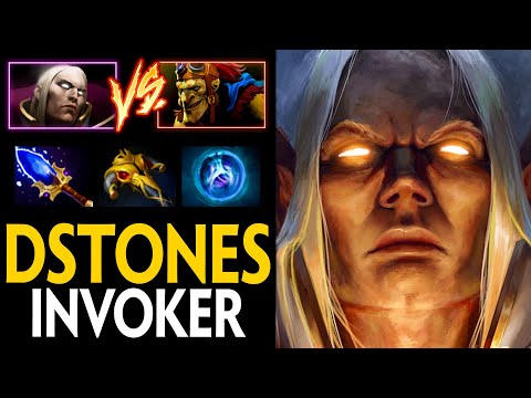 EPIC RANK 30 DSTONES GRANDMASTER INVOKER vs BATRIDER MID | Dota 2 Invoker