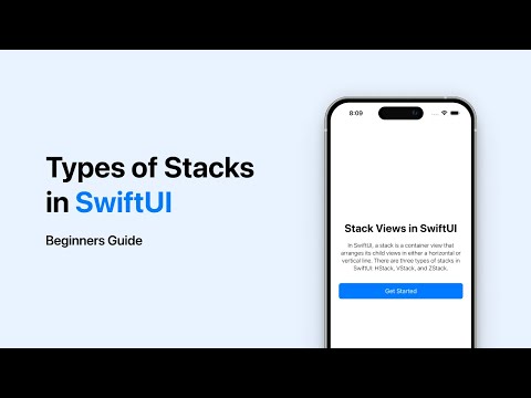 Stacking Views in SwiftUI | Types of Stacks | Beginners Guide