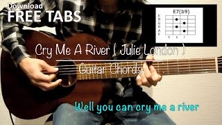 Cry Me A River (Julie London) - Guitar Chords / Takashi Terada