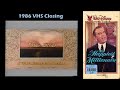 The Happiest Millionaire 1986 VHS Closing