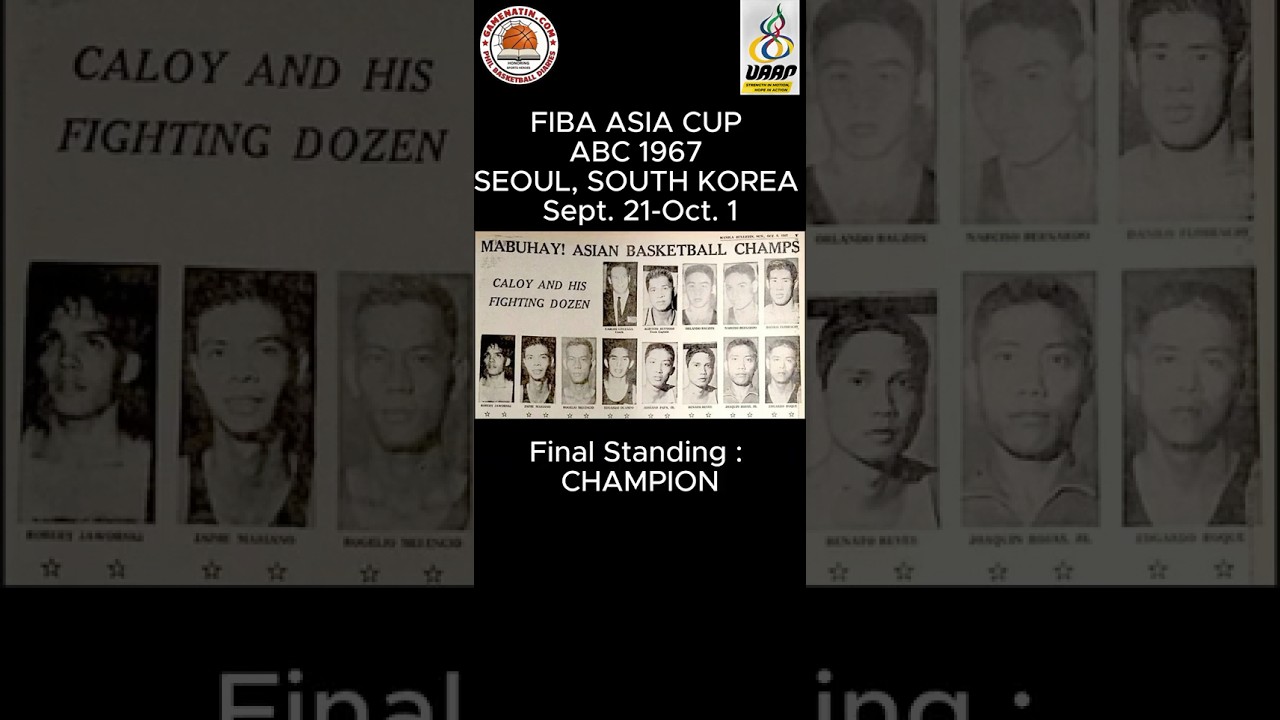 GameNatin.com's Classics - 1967 Philippine basketball team