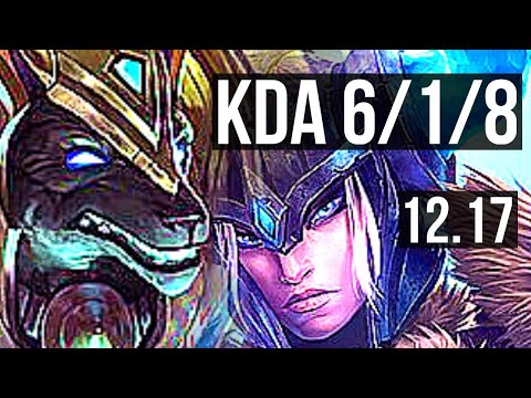 NASUS vs SEJUANI (TOP) | 6/1/8, Rank 6 Nasus | KR Master | 12.17