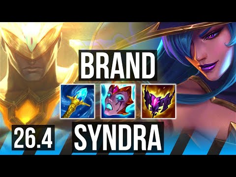 BRAND vs SYNDRA (MID) | EUW Master | 26.4