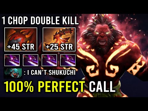 WTF Invisible Berserker Call 100% Perfect Jump 1 Shot Double Kill 1v5 Full Strength Axe Dota 2