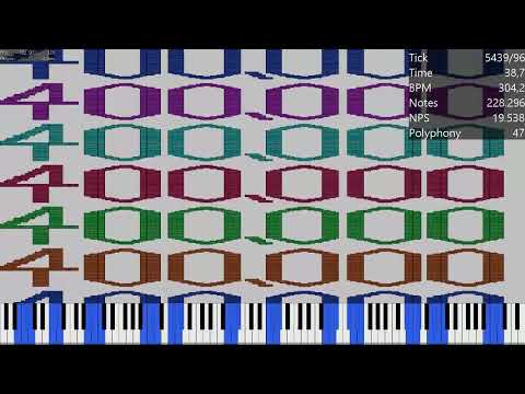 400000 views, 400000 notes / 400K Notes / MIDI