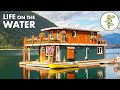 Spectacular FLOATING HOME is Self-Built & Off-Grid