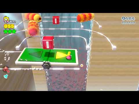 Super Mario 3D World [Switch] 3-7 Itemless Speedrun - Time: 44 (WR)