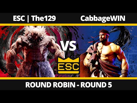 ESC 67 - Round 5 - ESC | The129 (Akuma) Vs. CabbageWIN (Ryu) - SF6 UK Local Tournament