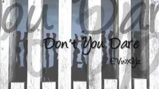 Instant Star - Don&#39;t You Dare (cover on piano)