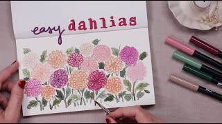 Stunning Watercolor Flowers with This Simple Trick