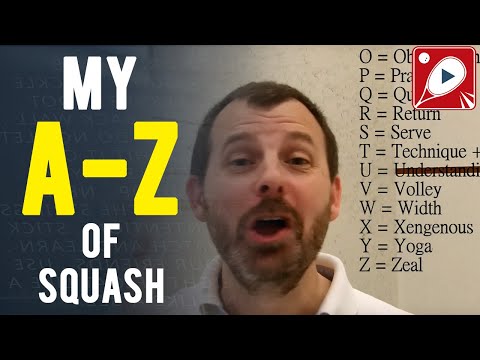 Squash Tips: My A to Z of Squash