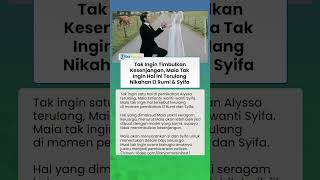 Tak Mau Timbulkan Kesenjangan Sosial, Maia Tak Ingin Hal Ini Terulang di Pernikahan El Rumi & Syifa