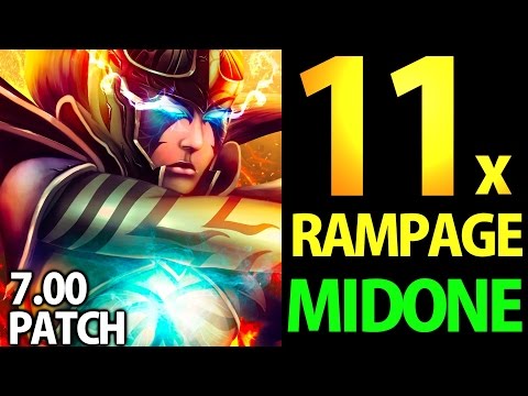 MidOne Dota2 7.00 [PA] Crazy Monster with 11x Rampage