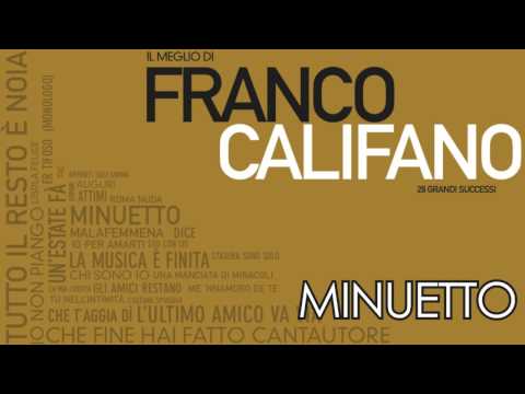 Franco Califano - Minuetto - Il meglio della musica Italiana