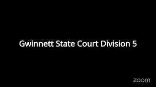Gwinnett State Court Division 5's Civil Default Calendar