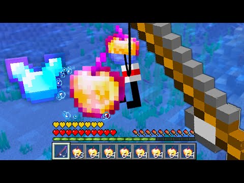 Minecraft UHC but fishing drops OP items..