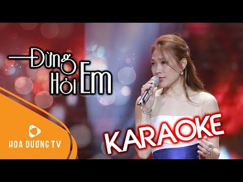 [KARAOKE] Đừng Hỏi Em Vì Sao Karaoke - Mỹ Tâm | Đừng Hỏi Em Karaoke | Beat Gốc Chuẩn