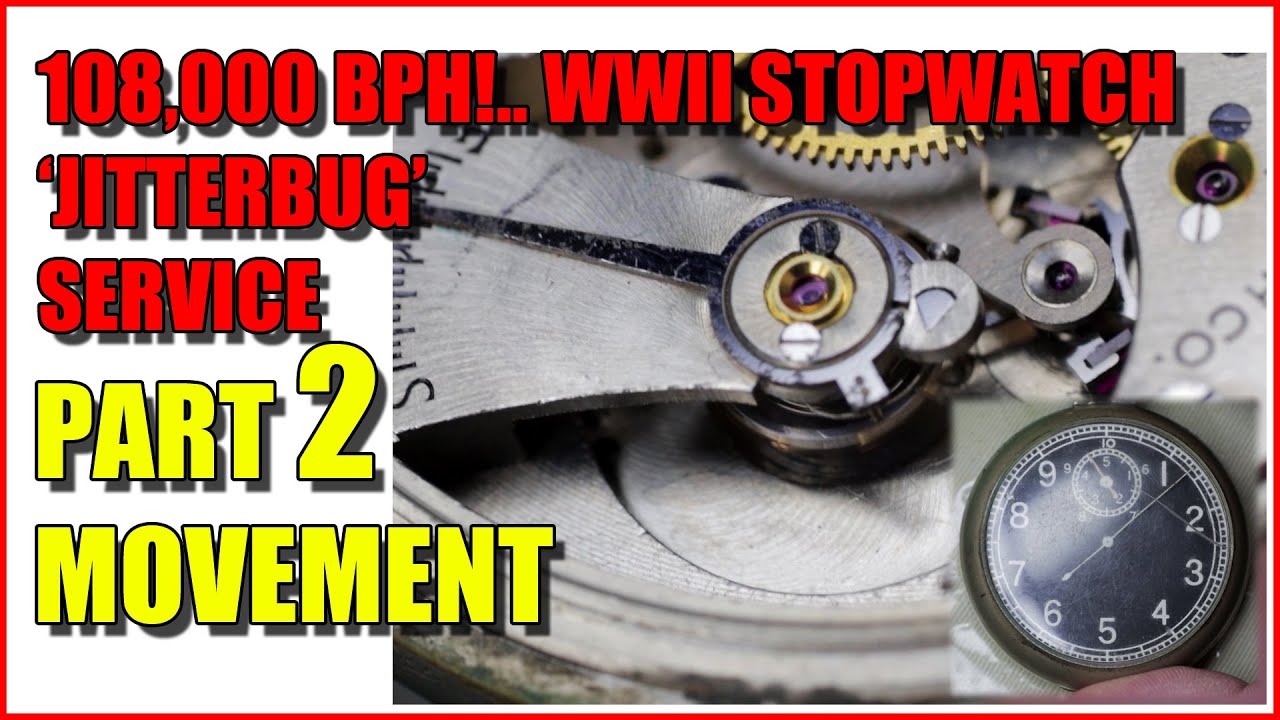 Elgin A-8 WWII Navigation Timer Service Part 2