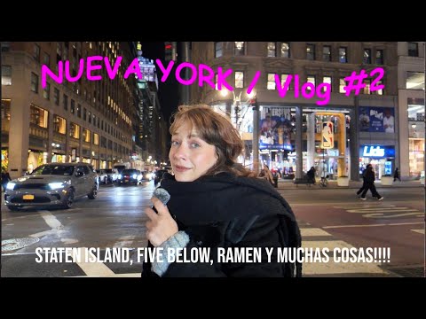 me gusto mas FIVE BELOW que la ESTATUA de la LIBERTAD (VLOG #2 NY)