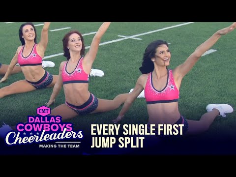 Every Single First Jump Split 🤸‍♀ #DCCMakingTheTeam | CMT