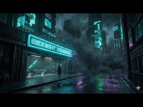 Pure Cyberpunk Ambient | Night City Data Fog (No Beats) — MIDNIGHT TERMINAL