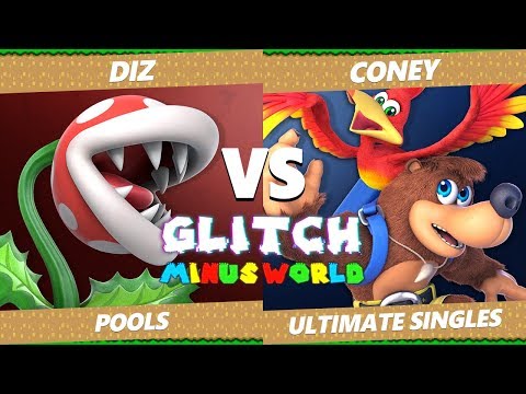 Glitch 7 SSBU - DiZ (Piranha Plant) Vs. PG | Coney (Banjo) Smash Ultimate Tournament Pools