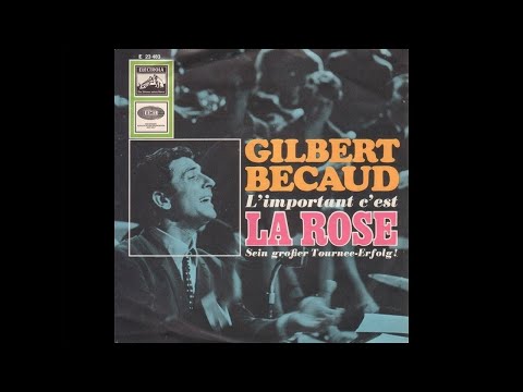 Gilbert Bécaud - L'important c'est la rose #conceptkaraoke