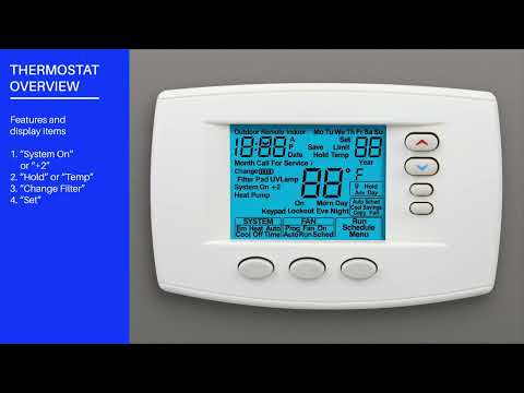 White-Rodgers Blue Series - 1f95-0671 - 6-inch - Thermostat Overview