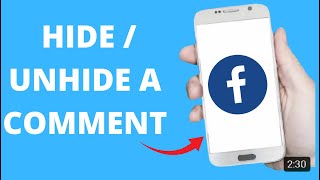 How To Hide / Unhide A Comment On Facebook (Quick Tutorial)