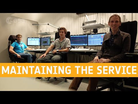 Mission controllers maintain the service